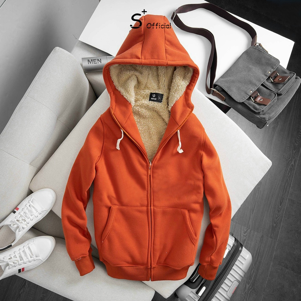 Áo Khoác Nỉ Hoodie Lót Lông Cừu Dày dặn, ấm áp - Áo khoác nam nữ dày dặn ấm áp SPLUS-AH001 | BigBuy360 - bigbuy360.vn