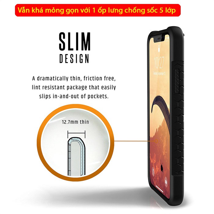 Ốp lưng iPhone X / iPhone Xs UAG Monarch 5 lớp chống sốc từ USA