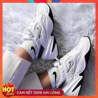 Giày Sneaker Nam Nữ M2k Tekno Trắng Đen (fullbox+freeship)
