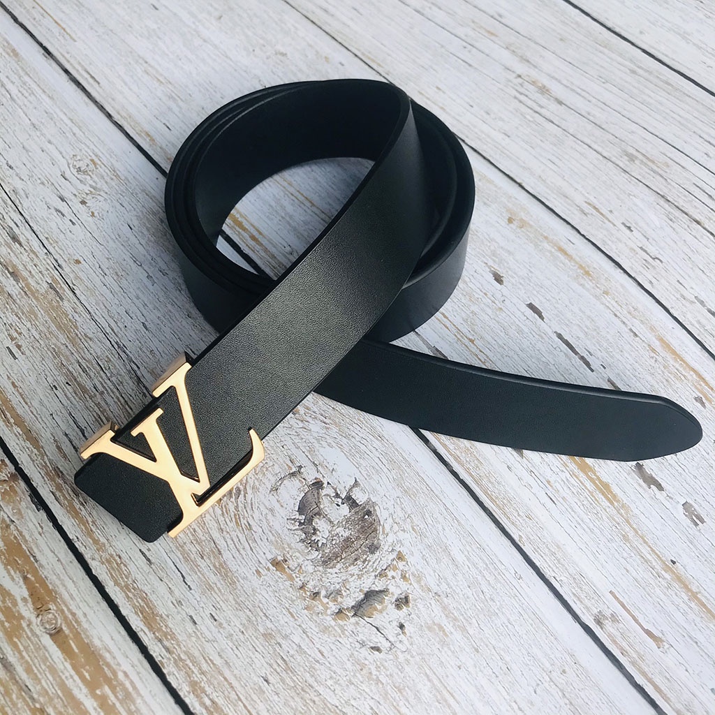 Thắt lưng lv nam da bò thật dây lưng lv bảo hành 24 tháng VINAMSTORE