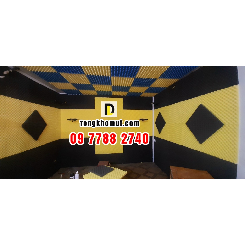 Mút trứng kt 50*50cm/ tấm để tiêu âm, cách âm cho phòng thu, phòng karaoke và livestream