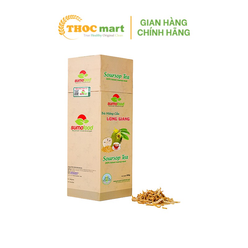 Trà mãng cầu Long Giang Sumofood hộp trắng 250g