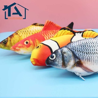 Con cá nhảy đồ chơi cho mèo có kèm sạc pin cá nhảy nhồi bông sạc điện USB TAMODA - C01