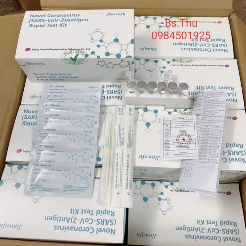 Rapid Test bộ kit test Covid nhanh tại nhà, chính xác dễ dùng