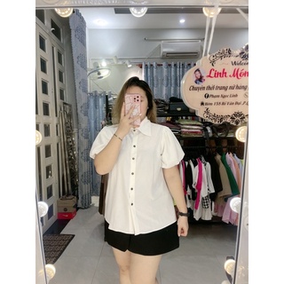 SƠMI LỤA TAY BỒNG BIGSIZE LINH MÓM
