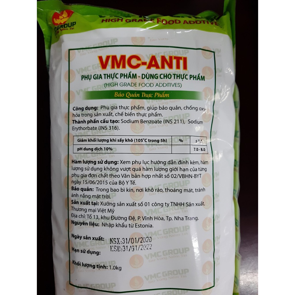 Tên sản phẩm: VMC-Anti