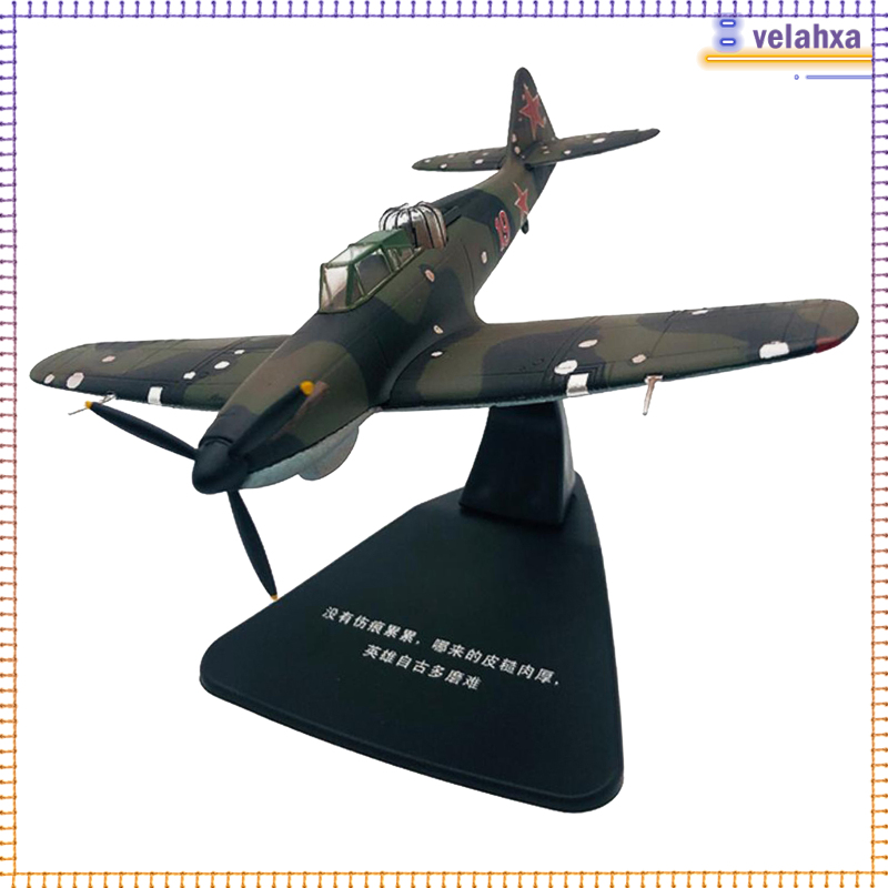 Mô Hình Máy Bay Chiến Đấu Bằng Hợp Kim Soviet Il-2 Attacker Wwii Tỉ Lệ 1: 76