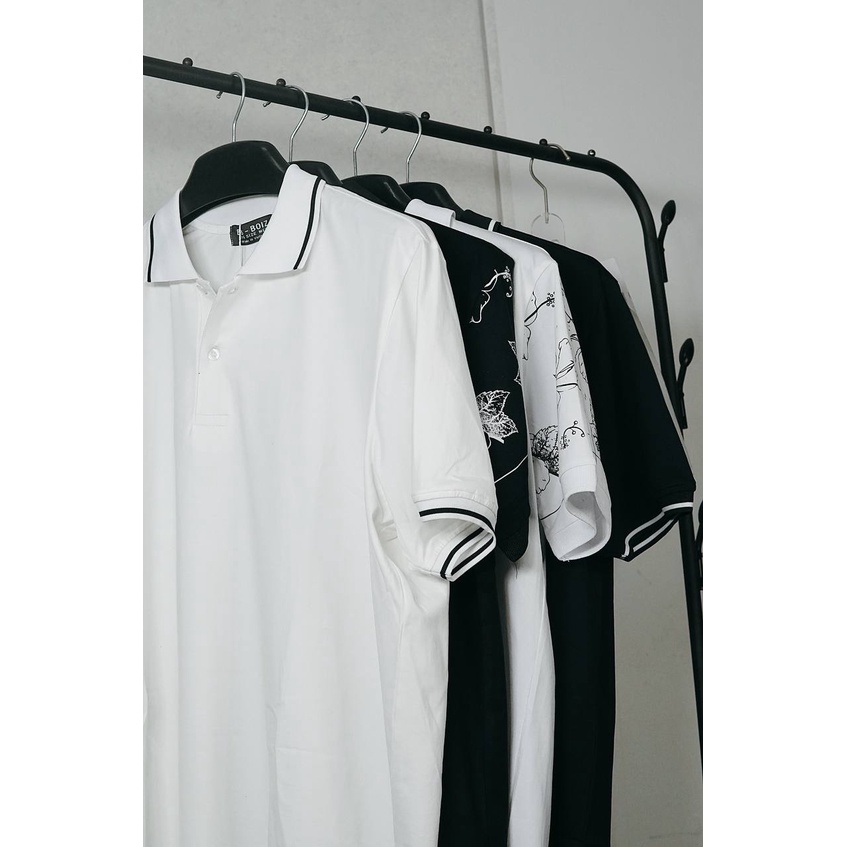 Áo polo nam cổ bẻ bigsize MALTRIK kẻ viền cổ tay chất liệu cotton thoáng mát