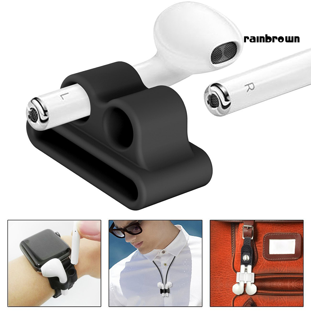 Vỏ Đựng Bảo Vệ Hộp Sạc Tai Nghe Airpods 1 / 2 Bằng Silicone