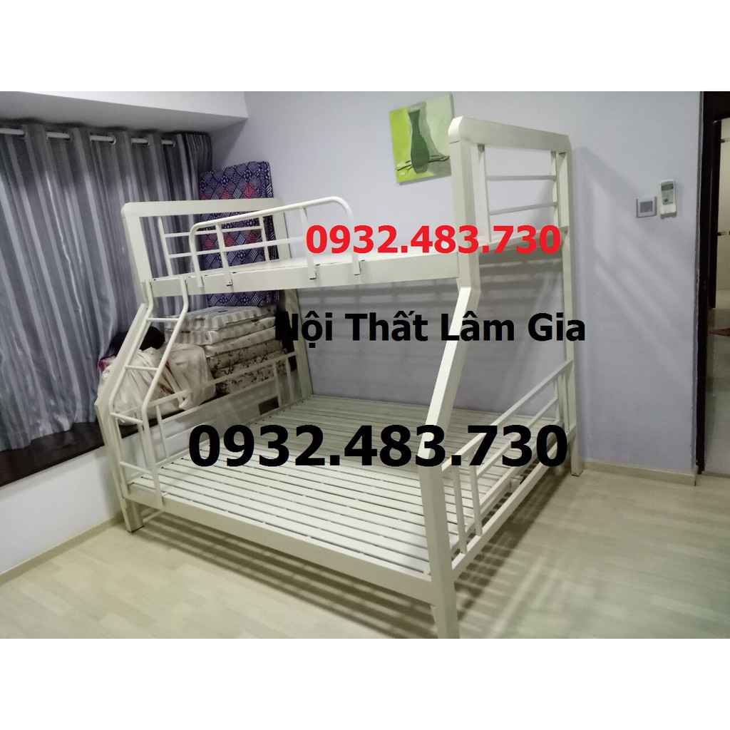 Giường 2 tầng tháo lắp 1m2x1m6 dài 2m