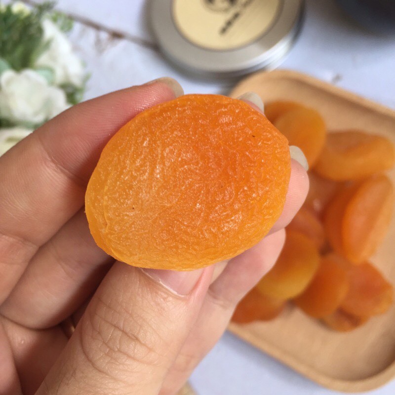 500g Mơ vàng sấy dẻo không đường Thổ Nhĩ Kỳ, mơ sấy dẻo không hạt