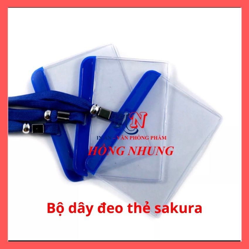 Thẻ Đeo Sinh Viên, Thẻ Đeo Sakura Bao Gồm Dây và Thẻ