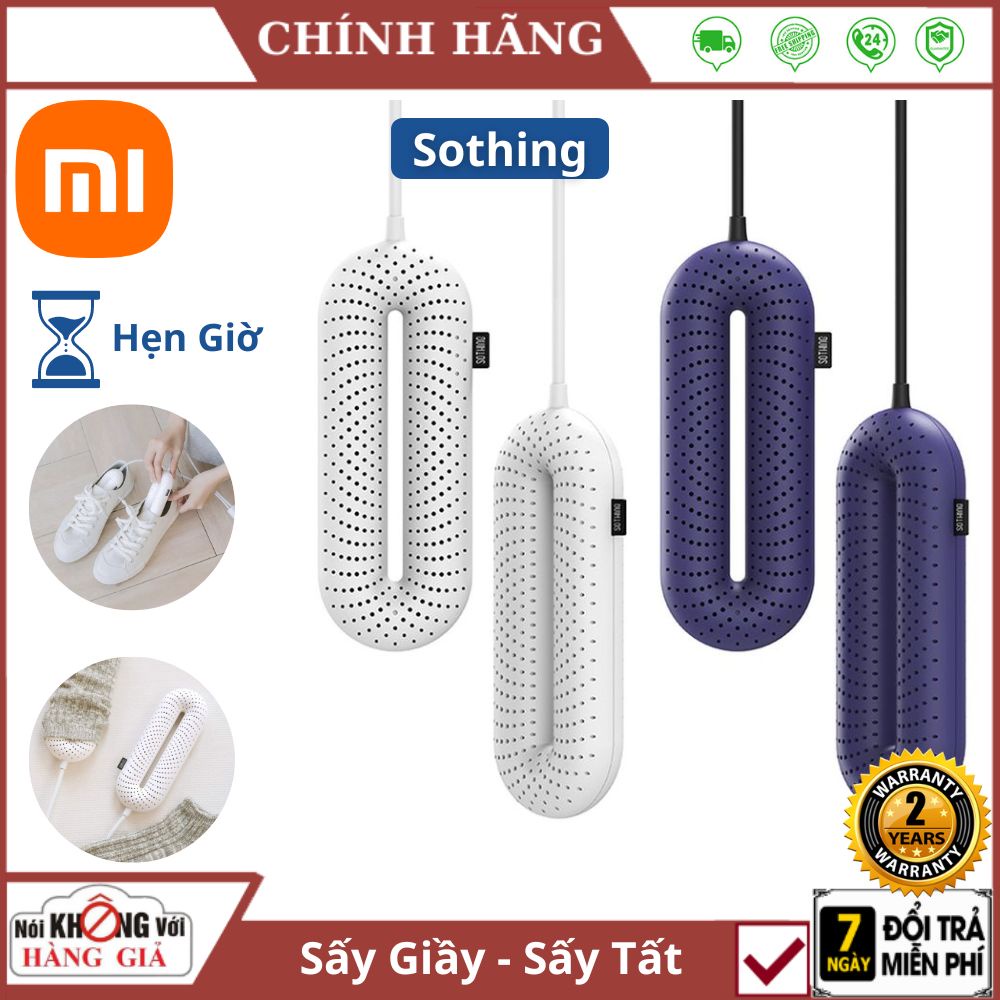 Máy sấy giày khử mùi hôi Xiaomi Sothing Zero Shoes Driers có hẹn giờ đa năng sấy tất ,vớ , giầy diệt khuẩn chính hãng