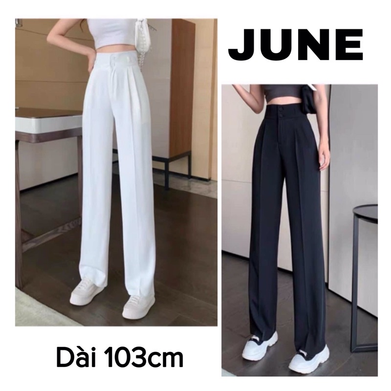 QUẦN ỐNG SUÔNG NỮ DÀI 🧚Ảnh Thật🧚 Quần Culottes ống rộng dài 103cm [QN919]