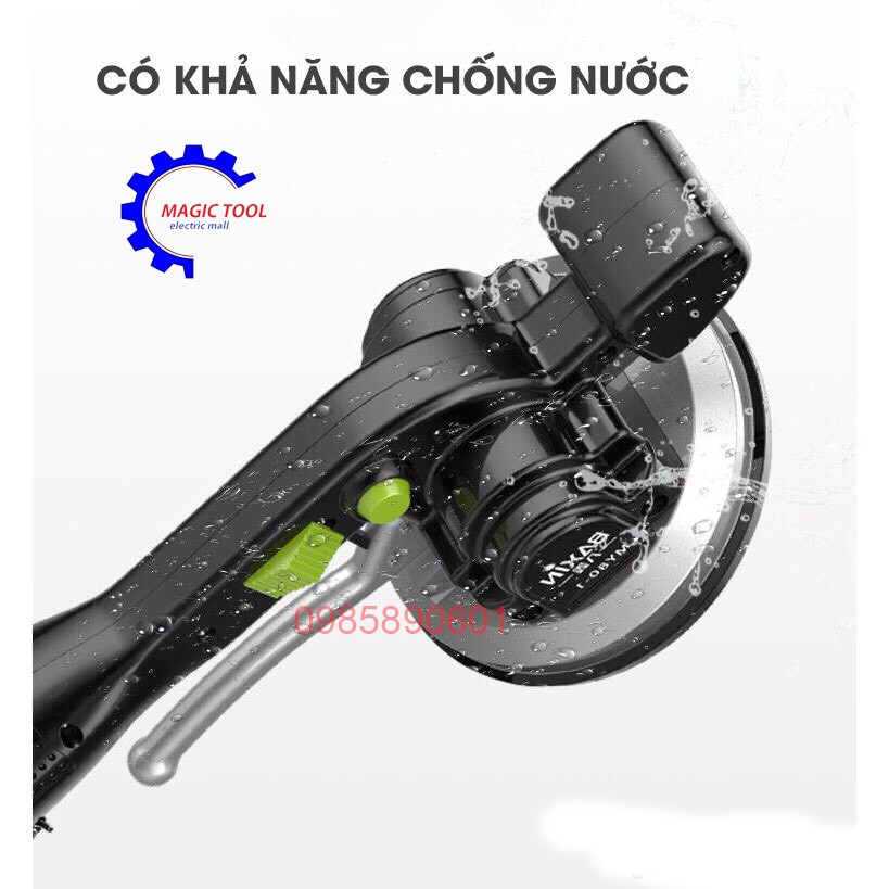 Máy Ốp Lát Gạch Dùng Pin TOFTE 2 Chức Năng-Đầm Rung Hút Gạch 6 Cấp Độ