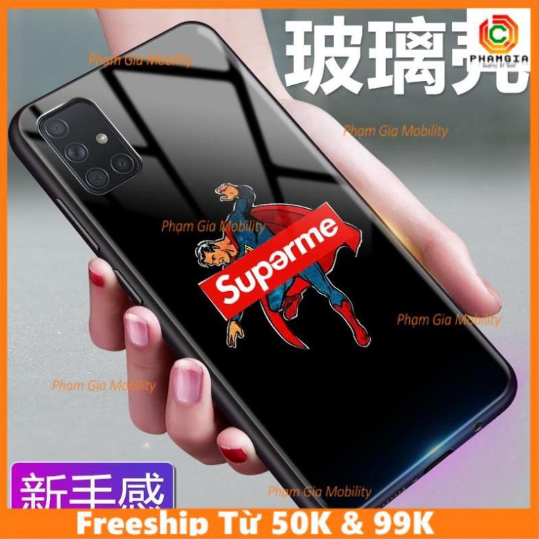 Ốp Lưng Kính Cường Lực Chống Rơi Vỡ Cho Samsung Galaxy A71 A51 superme