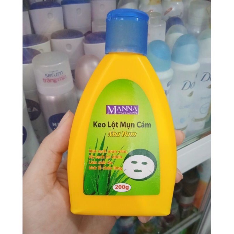 Gel Lột Mụn Manna, Gel Hút Mụn Nha Đam 200g