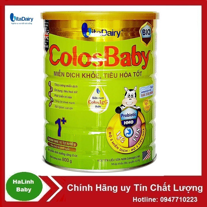 Sữa Colosbaby BIO số 1+ 800G [Date mới nhất]