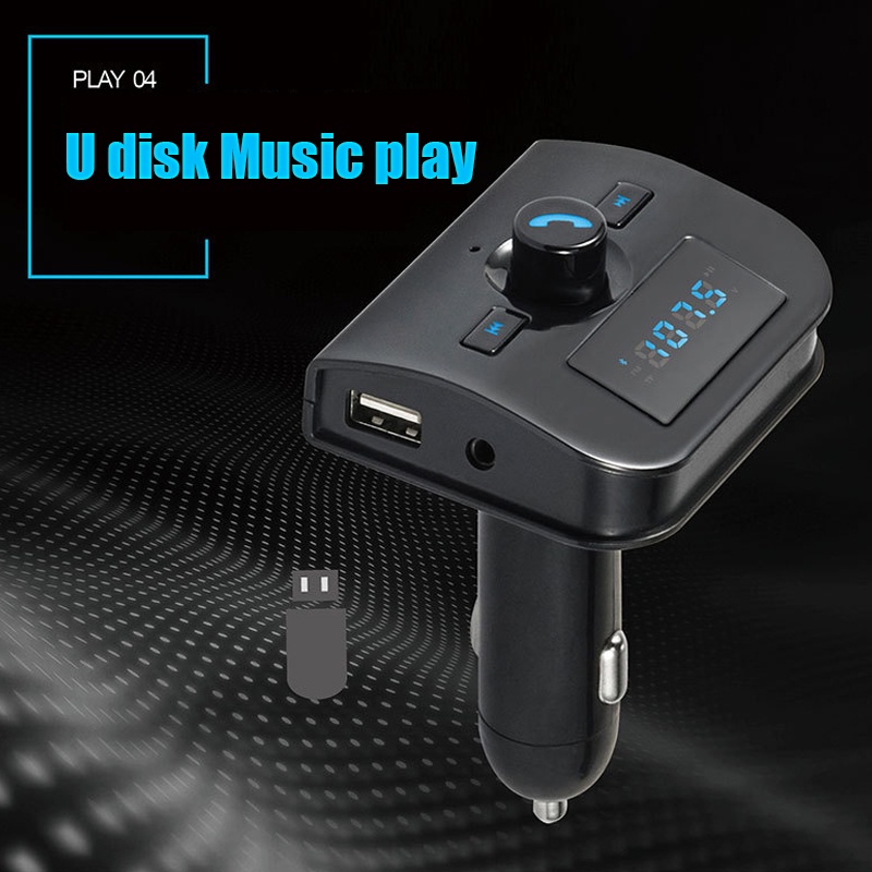 Thiết Bị Thu Phát Fm MP3 Kết Nối Bluetooth Cho Xe Hơi