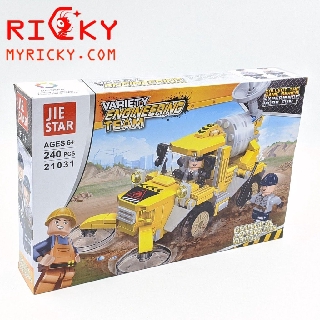 Bộ lego lắp ráp xe công trình