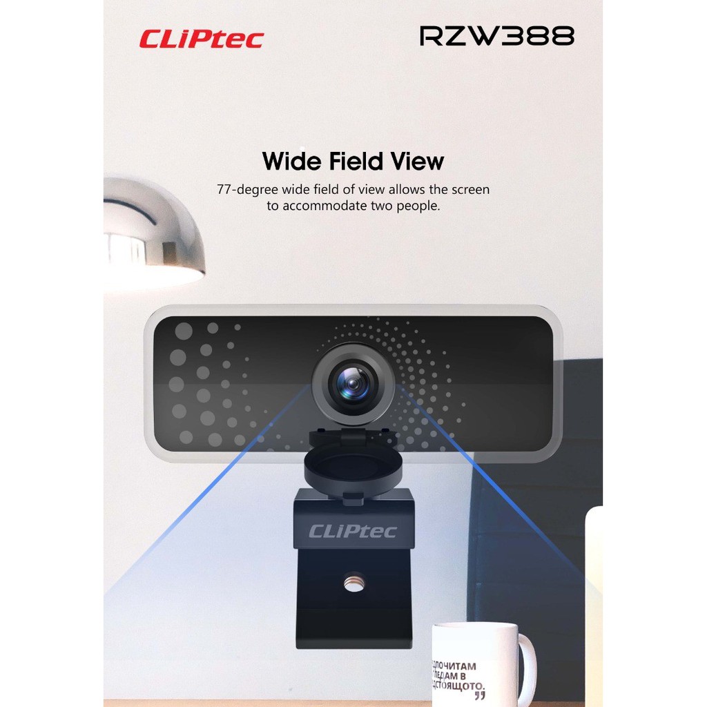 Webcam Kẹp Rzw388 Góc Rộng 1080p | BigBuy360 - bigbuy360.vn
