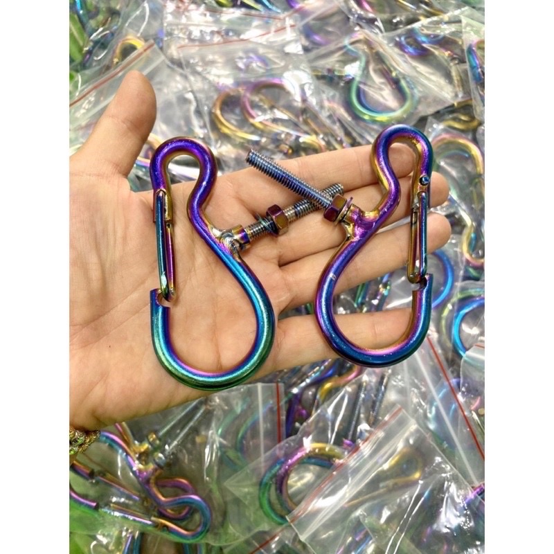 Móc treo đồ Xe máy Titan kiểu Bấm Siêu Chắc