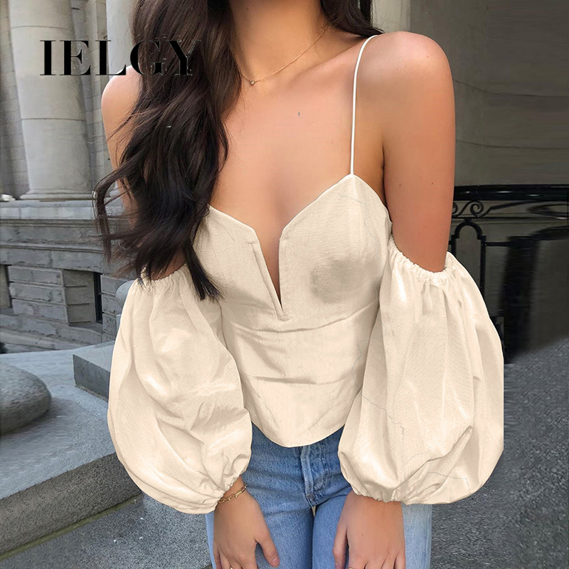 Áo IELGY hai dây dáng ôm thời trang quyến rũ cho nữ