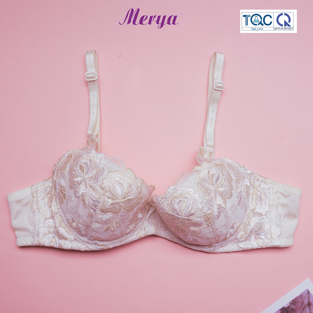 Áo lót nữ đệm mỏng mút ghép mềm mại có gọng nhiều màu MERYA A013 êm ái ,thoáng mát | BigBuy360 - bigbuy360.vn