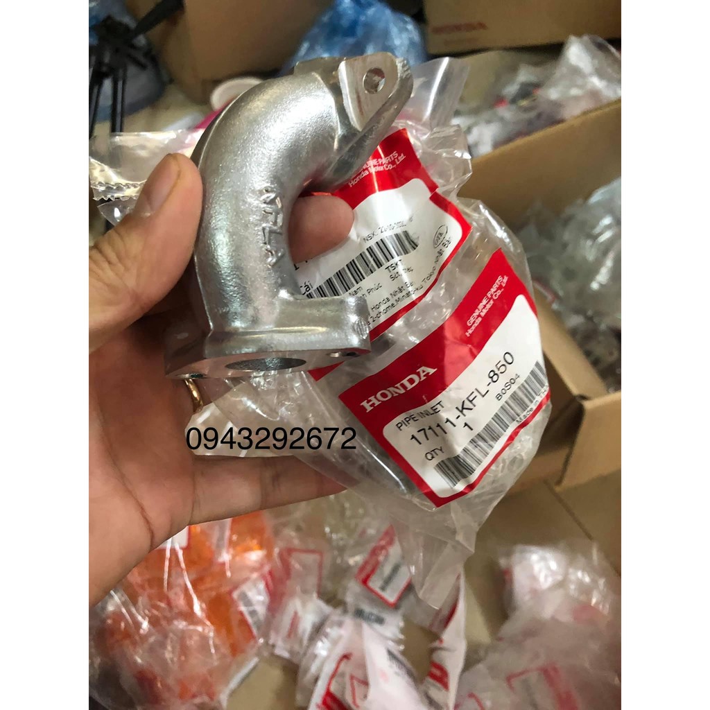 Cổ hút nhôm Wave, Zx, Fu 1 Honda
