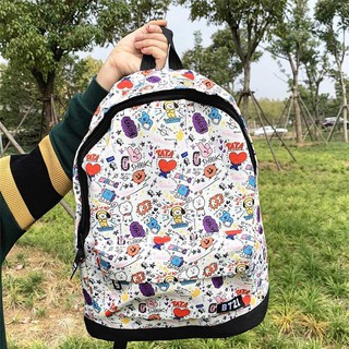 Balo Cặp Da BTS BT21 Mẫu 1 (Chất Liệu Tốt)