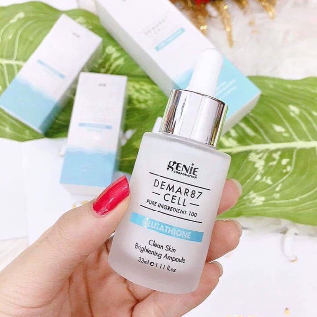 Serum Truyền Trắng Da Genie Ampoule Glutathione Hàn Quốc