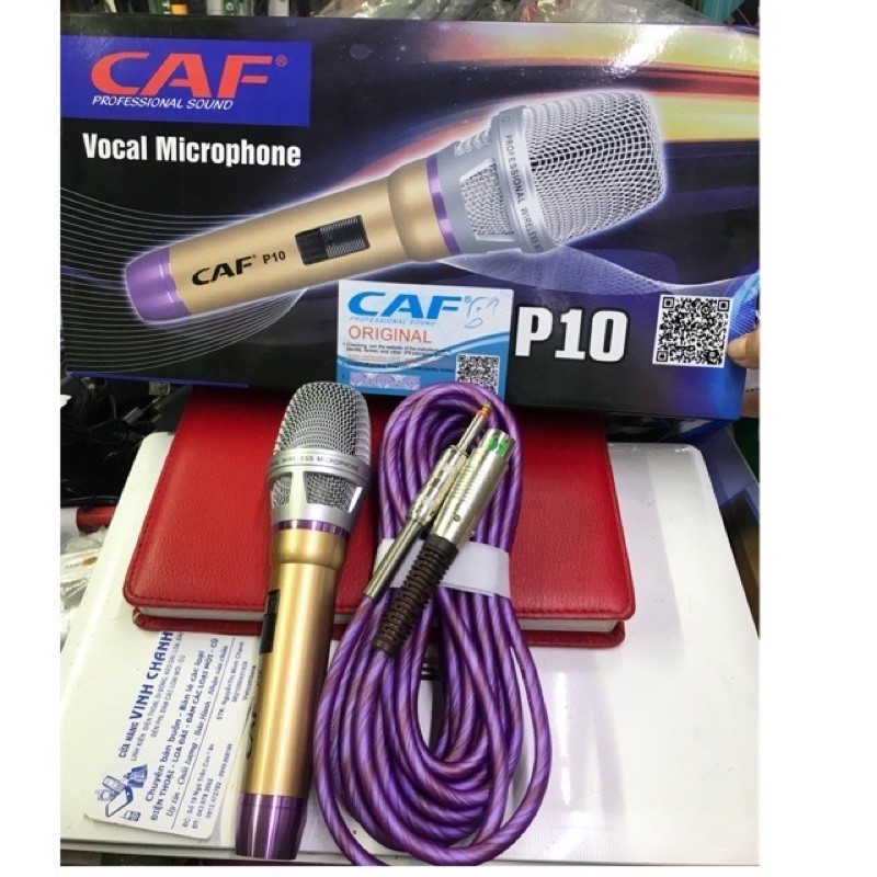 Mic Hát Karaoke Gia đình cực hay CAF-P10 bảo hành 1 năm