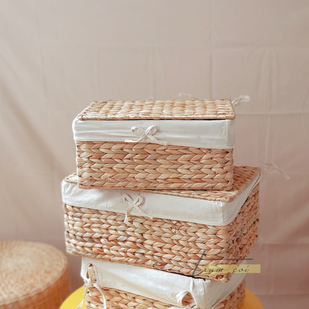 Rương đựng đồ lục bình có nắp đậy đủ size