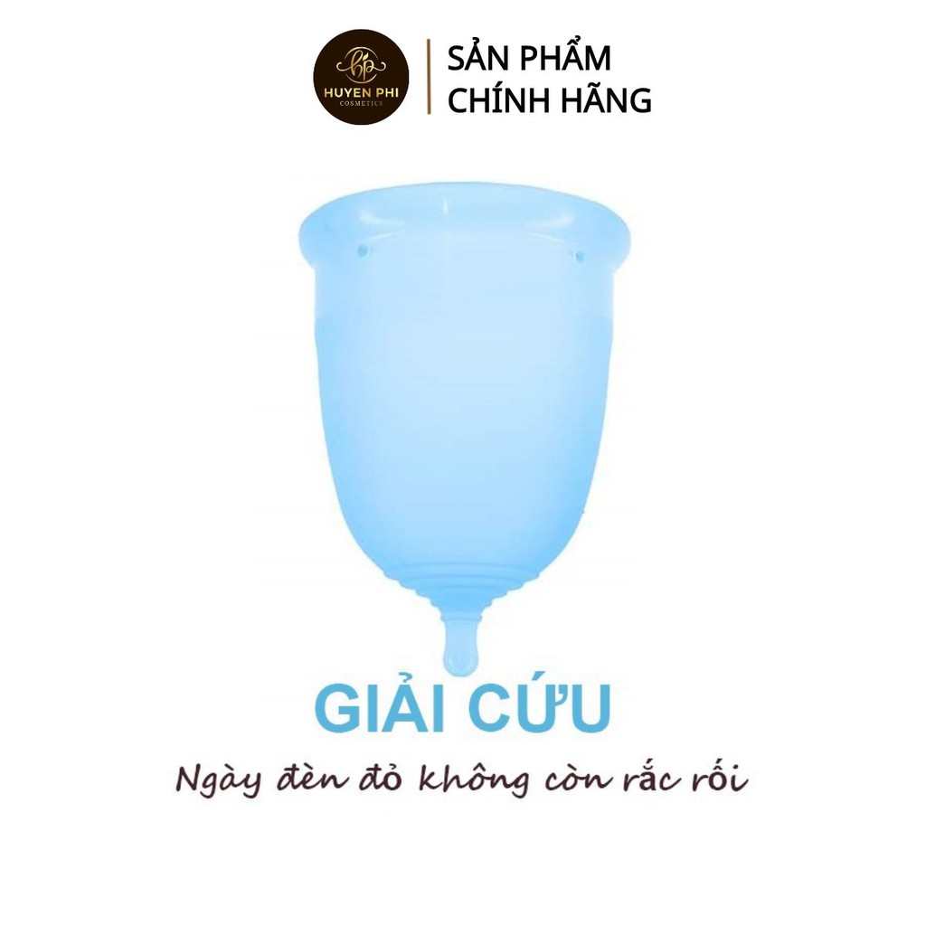 Cốc Nguyệt San Helli Cup Huyền Phi ( Made in USA ) - Thoải Mái, Không Khó Chịu, An Toàn