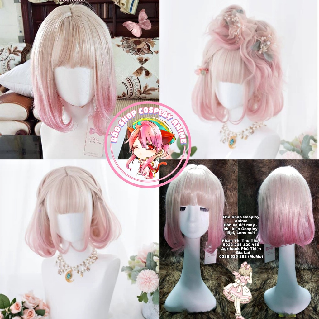 ( Sẵn ) Wig Lolita New ( Tóc Giả Lolita Mới ) hãng Alice Garden ( Bảo Shop Cosplay Anime )