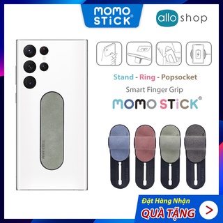 Giá Đỡ Nhẫn Điện Thoại MomoStick Suede Series, Smart Finger Grip 3 in 1 Đa Năng, Dùng Cho Tất Cả Điện Thoại