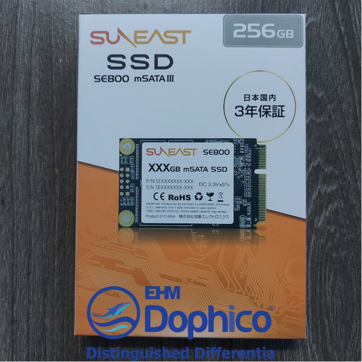 Ổ cứng SSD mSATAIII SunEast 256GB nội địa Nhật Bản – CHÍNH HÃNG – Bảo hành 3 năm – mSata3 SSD chính hãng