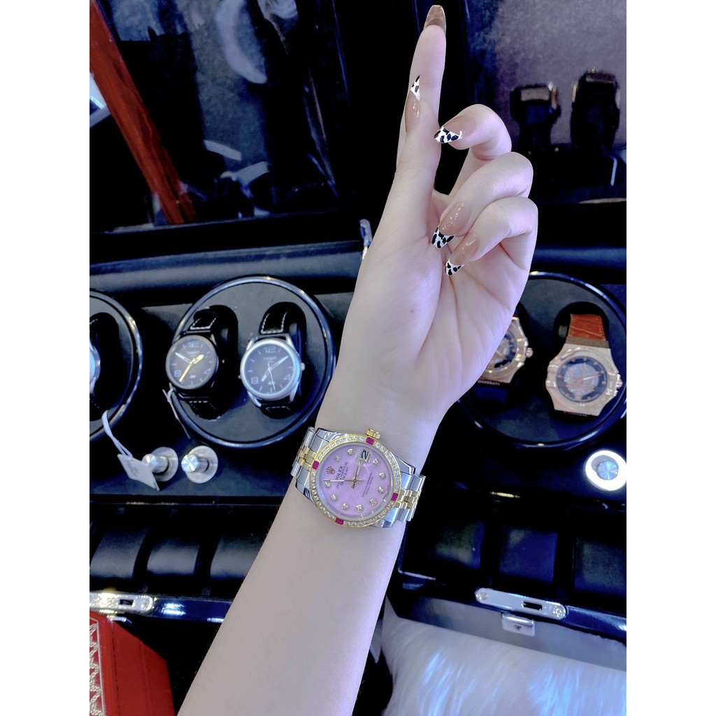 Đồng hồ nữ chính hãng, đồng hồ đeo tay nữ ROLEX full box siêu cao cấp, thời trang mới nhất cực kỳ sang chảnh