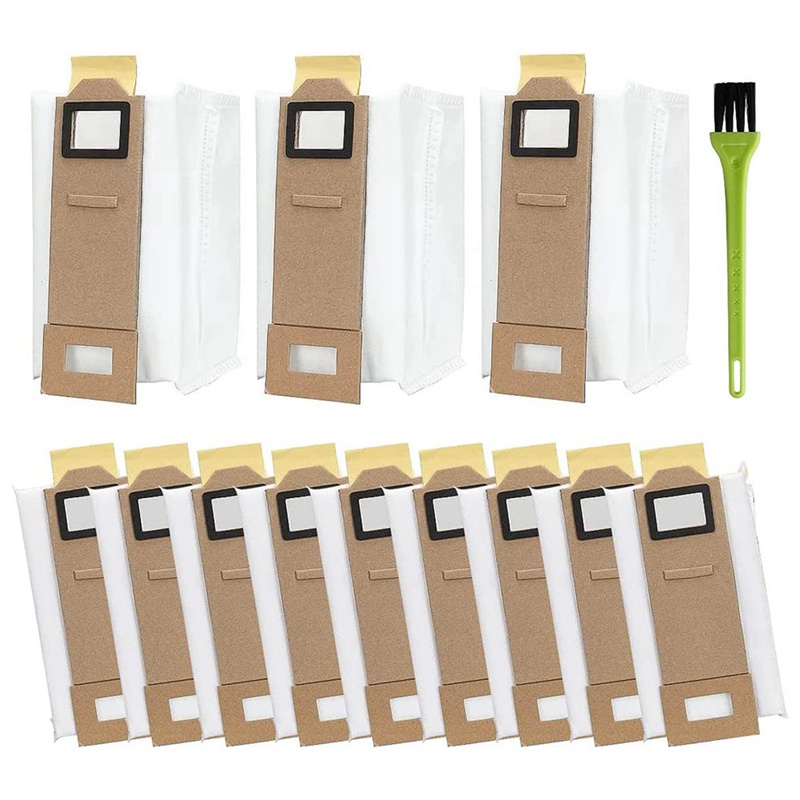 Bộ 12 Túi Đựng Bụi Thay Thế Cho Máy Hút Bụi Xiaomi Roborock S7 S7 Plus S7 +