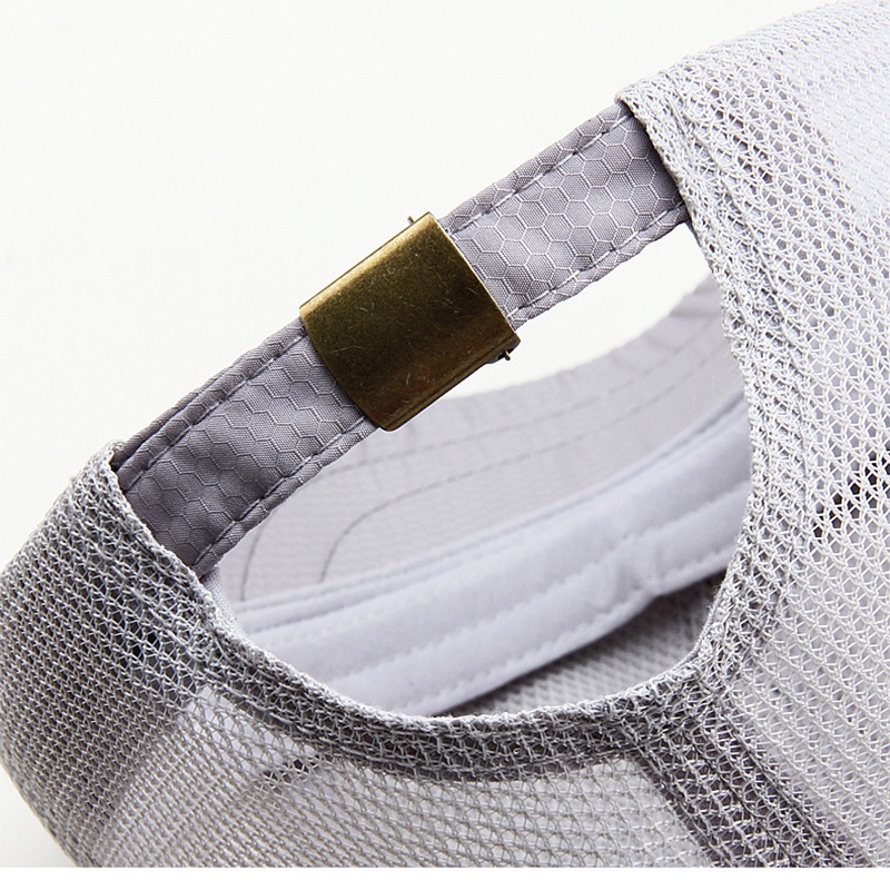 Mũ lưỡi trai phối lưới vành ngắn thoáng khí nhanh khô thời trang mùa hè dành cho nam