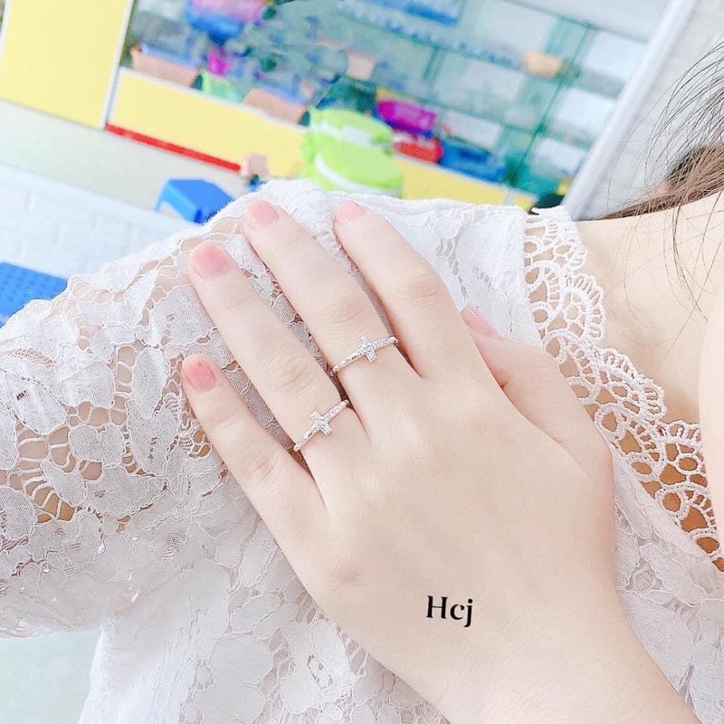 NHẪN THÁNHH GIÁ HÀNG Ý CAO CẤP LINH MIU SILVER