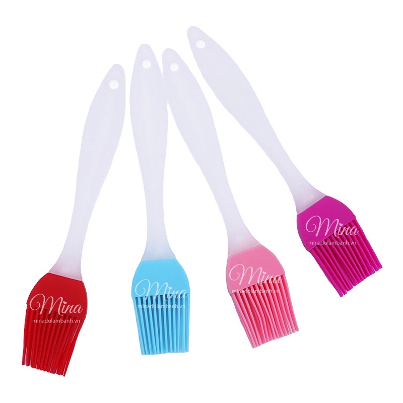 Chổi Silicone cán trong phết mặt bánh, quét dầu,...