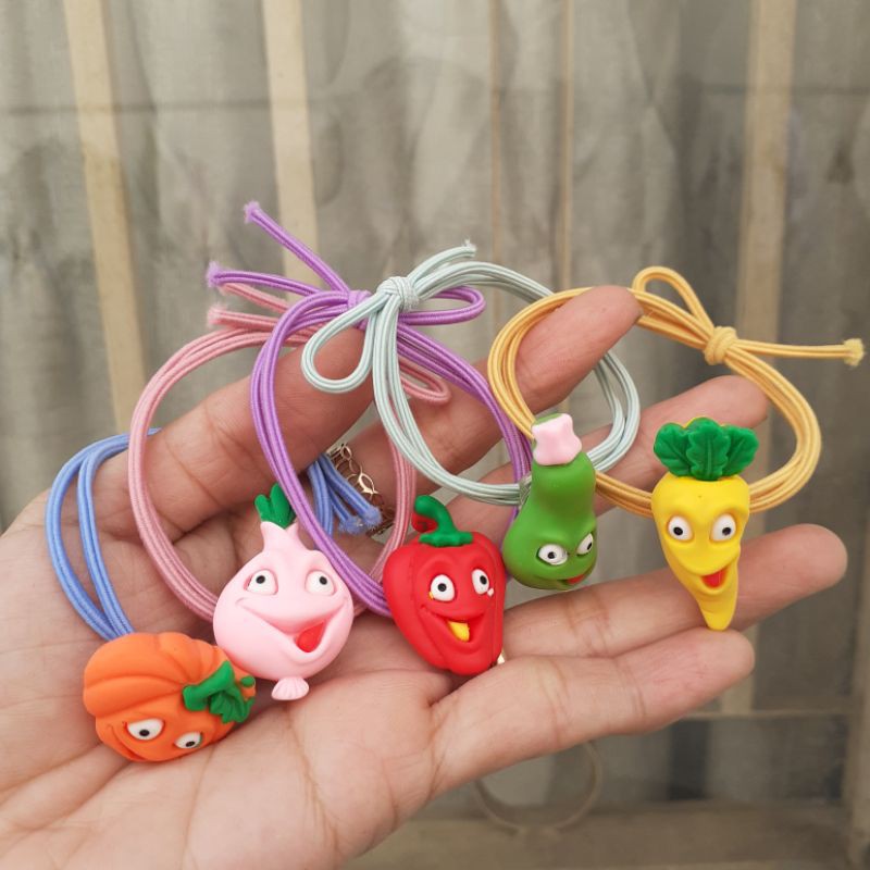 Cột tóc rau củ siêu cưng (được chọn mẫu)