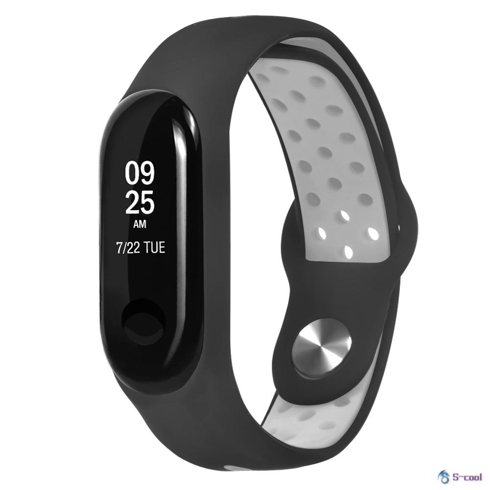 Đồng hồ đeo tay dây silicone cho XIAOMI MI Band 3