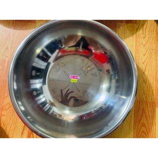 Thau (chậu) inox size 44cm
