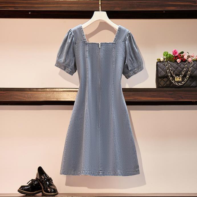 🌸Hàng Order🌸 Váy Jean Bigsize Phối Cúc Dáng Xòe Trẻ Trung Năng Động 🌸Hàng Quảng Châu | BigBuy360 - bigbuy360.vn