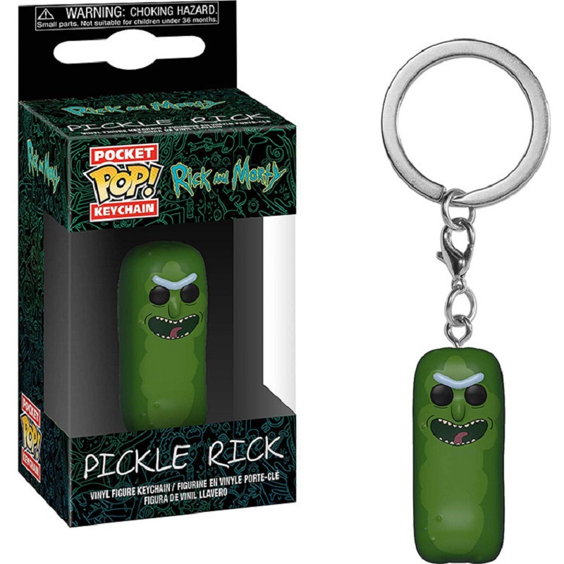 Móc Khóa Mô Hình Hoạt Hình Rick and Morty Dễ Thương
