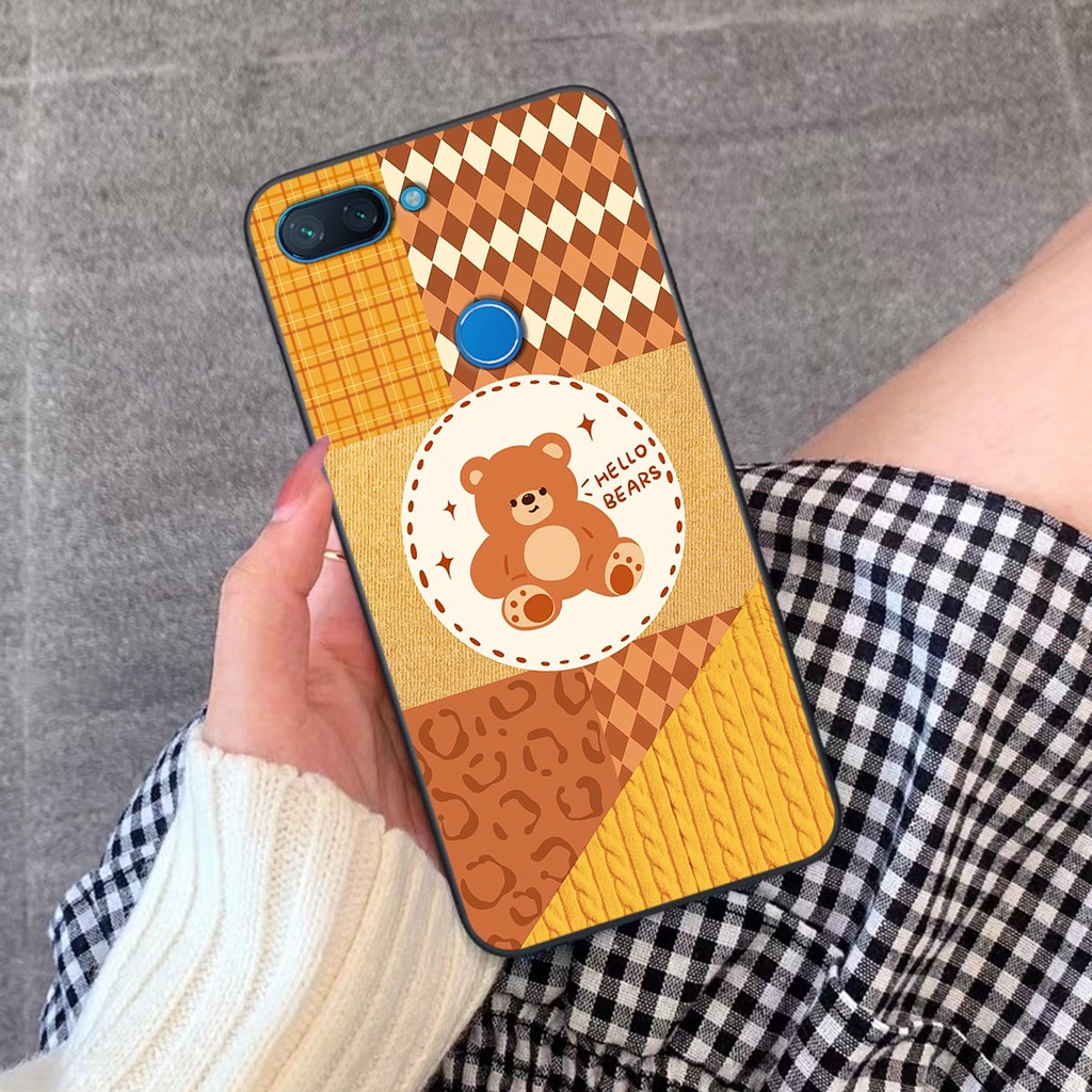 Ốp lưng Xiaomi MI 8 LITE happy day, gấu bear dễ thương - BỀN - ĐẸP -BAO GIÁ TOÀN THỊ TRƯỜNG