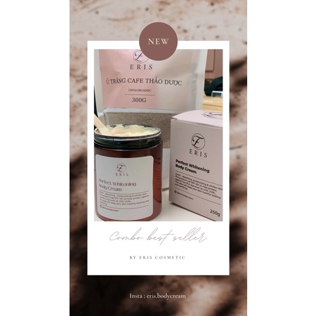 ( COMBO 450k ) BODY CREAM + Ủ TRẮNG CÀ PHÊ THẢO DƯỢC.