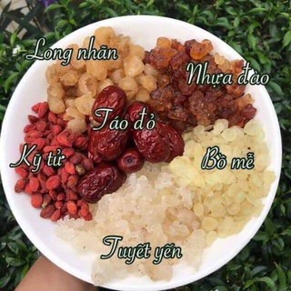 Chè Dưỡng Nhan (5 người ăn) cơ bản mix 10 vị ( Gói dùng thử )